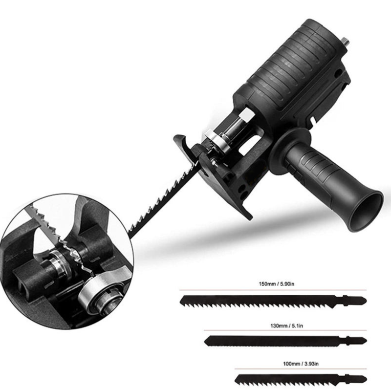 Adaptador de Serra Portátil Para Furadeira e Parafusadeira - Serra Forja