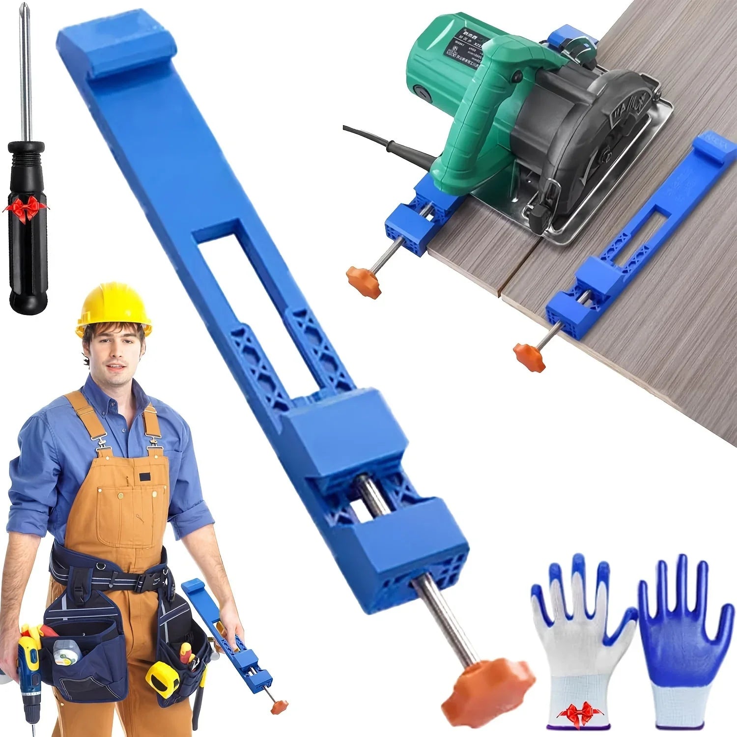 Braçadeira Guia de Serra Circular - Precision Forja