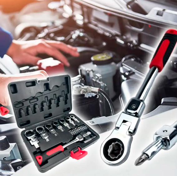 Maleta de Ferramentas 20 Peças Chave Catraca - Forja Flex