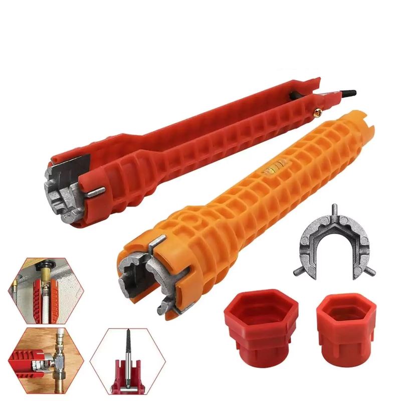 Chave Inglesa 8 em 1 Hidráulica para Canos - Forja KeyForge