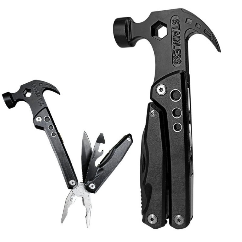 Martelo Multifuncional De Aço Inoxidável 16 em 1 - ForjaPro