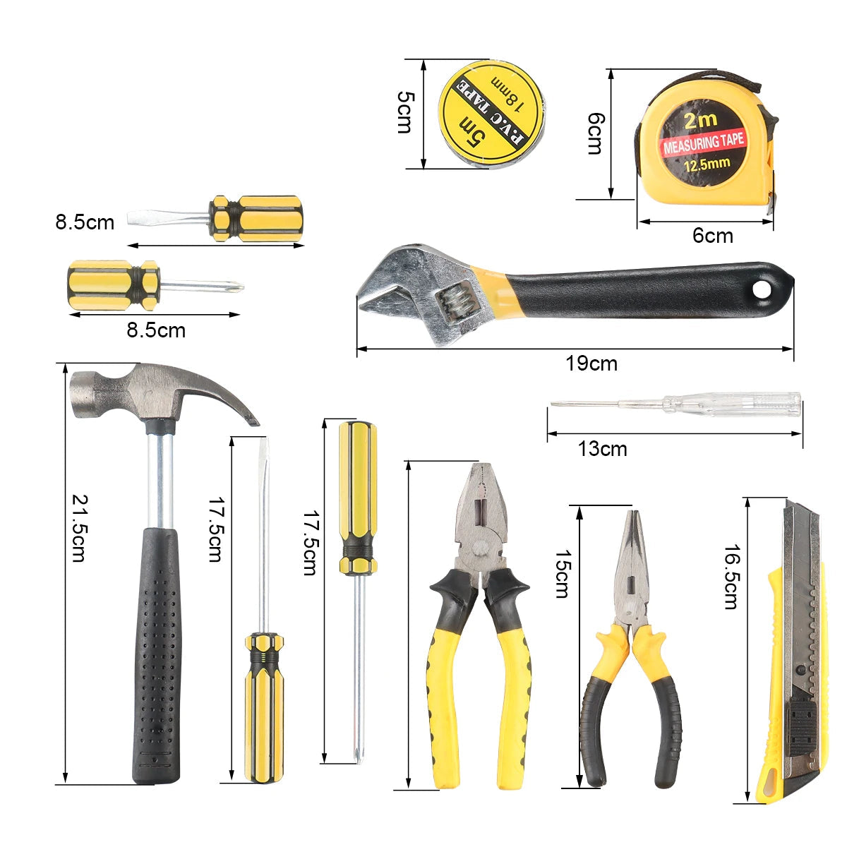Conjunto de Ferramentas Manuais - Forja Multifuncional