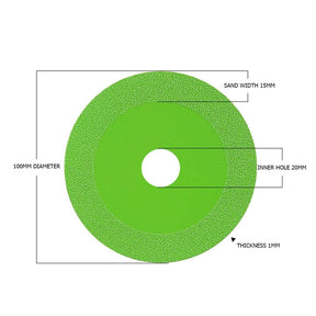 Disco de Corte Diamantado Pisos, Porcelana e Vidros - Forja DiscPremium